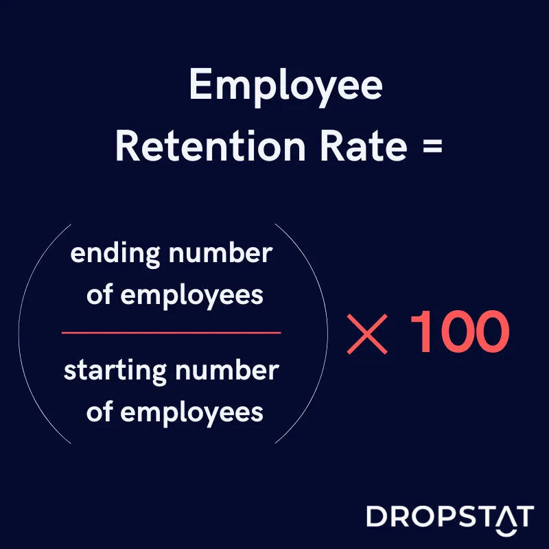 How to calculate your employee retention rate - Dropstat