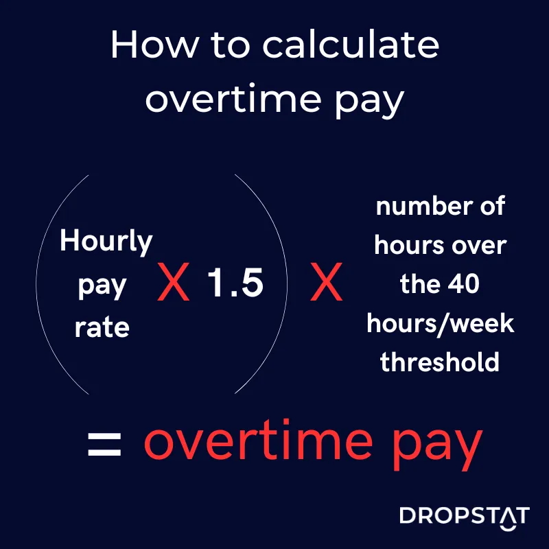 How to calculate overtime pay - Dropstat