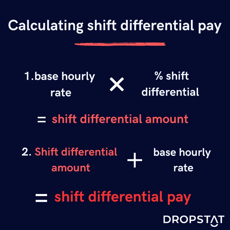 Shift differential pay calculation - Dropstat