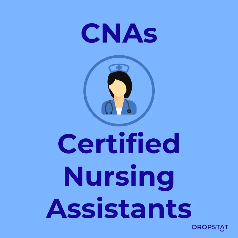 types of nursing specialties - CNAs - dropstat